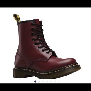 Dr. Martens 1460 Smooth Cherry Red Boots